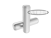 米制超大型淬硬車(chē)削圓柱銷(xiāo) ASME B18.8.5M