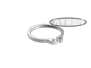 普通型軸用擋圈 DIN 471