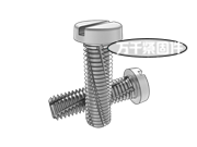 開(kāi)槽圓柱頭切削螺紋螺釘 DIN 7513B
