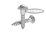 開(kāi)槽半圓頭木牙螺釘 DIN 96