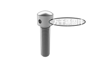 A型開槽帶孔球面圓柱頭螺釘 GB 832