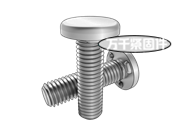 T3型平圓頭三點式上承接面焊接螺釘 IFI 148