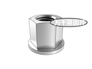 帶介六角螺母 JB/T 8004.1