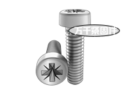 8.8級深米字槽沉頭螺釘 JIS B1111