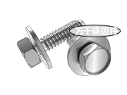 十字槽盤頭自攻螺釘和平墊圈組合F型 JIS B1129