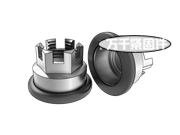 帶保護(hù)墊圈開(kāi)槽皇冠六角法蘭螺母 MS 14146A