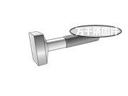 長(zhǎng)方形沉頭螺栓 MS 9397