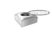 大對邊方螺母 PN 82151