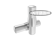 中部帶1/3全長(zhǎng)平行溝槽的槽銷 PN 85027