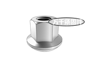 汽車(chē)車(chē)輪螺母 法蘭球面螺母 QC 308