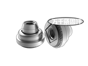 400不銹鋼浮動鉚螺母 QIB/IND A4